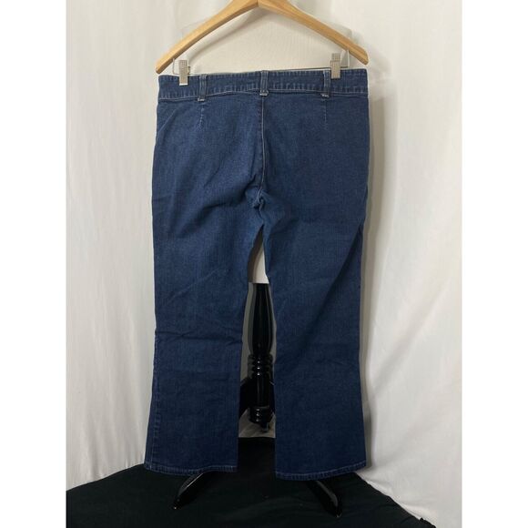 Old Navy Women's Jean’s Blue Denim Vintage Zip Pocket Bootcut Size 10 X 27 - Picture 6 of 11